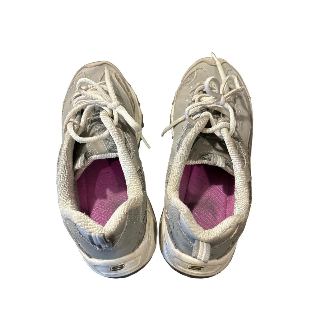 Skechers Women's Gray Sneakers Athletic Walking‎ Shoes Size 8.5
